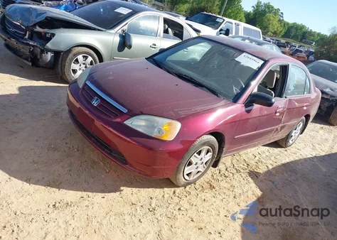 2003 Honda Civic Lx z USA, uszkodzony, nr VIN 2HGES16503H605842